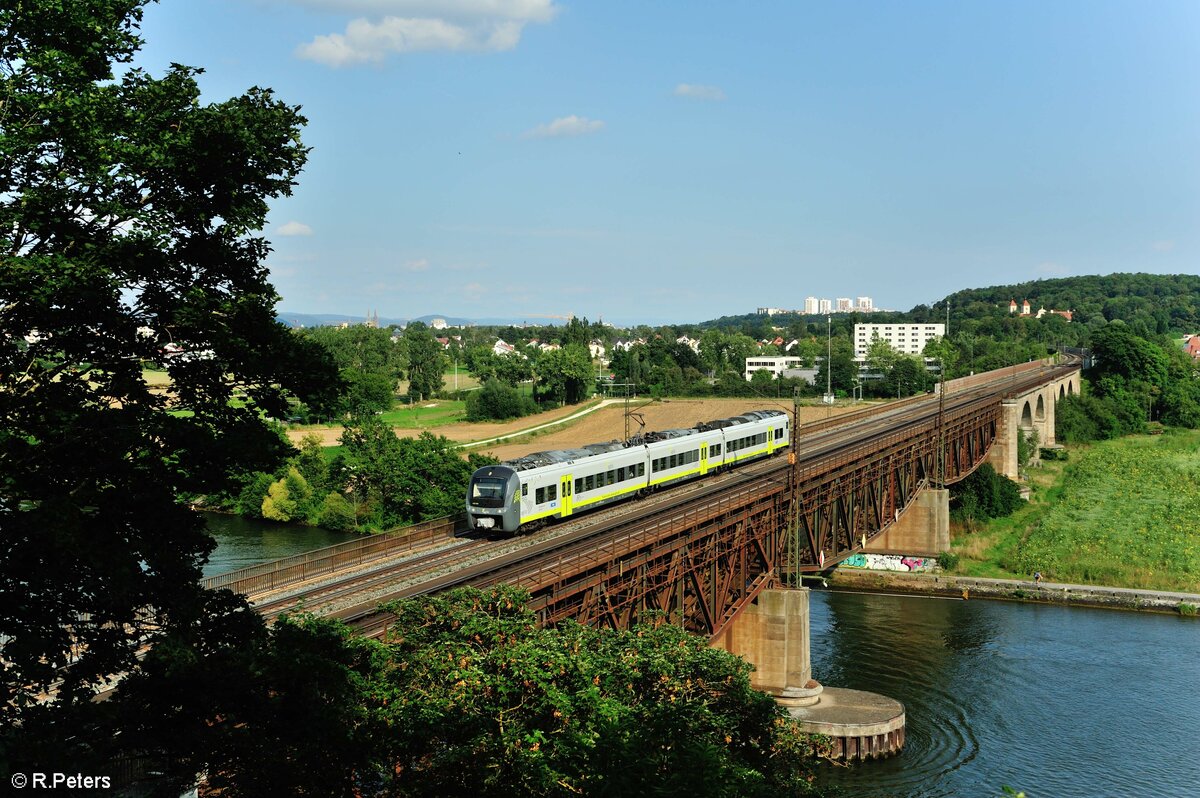 440 409 als RB51 84202 Plattling - Neumarkt(Oberpfalz) bei Mariaort. 21.08.21