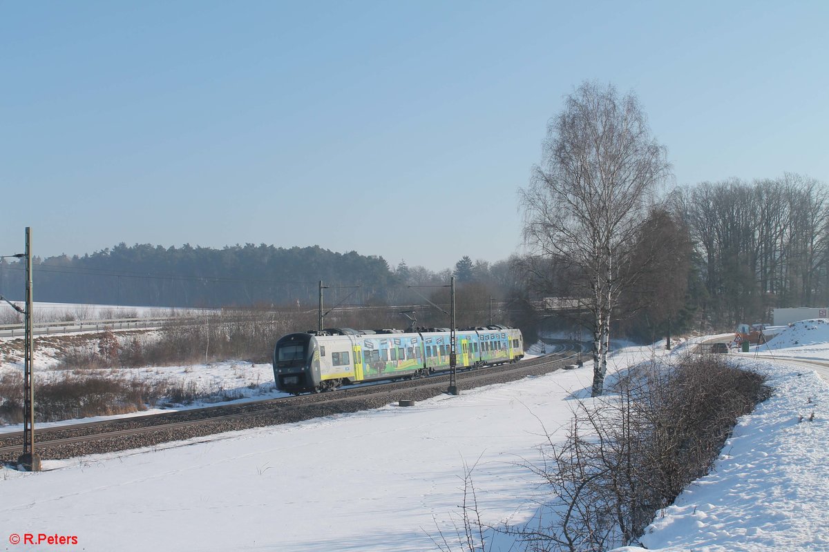 440 412  Werbung Stadt Donauwörth  als ag84190 Plattling - Neumarkt(Oberpfalz) 21.01.17