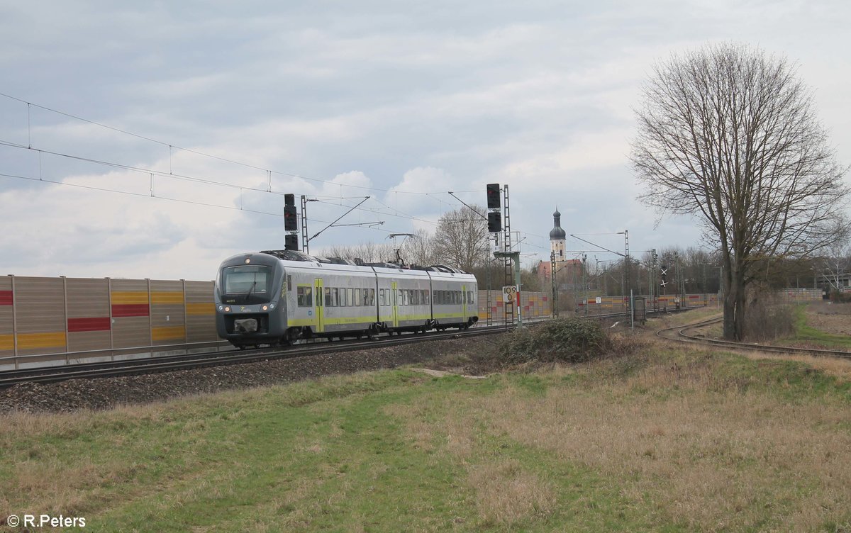 440 913 als ag84199 Neumarkt/Oberpfalz - Plattling bei Obertraubling. 14.03.20