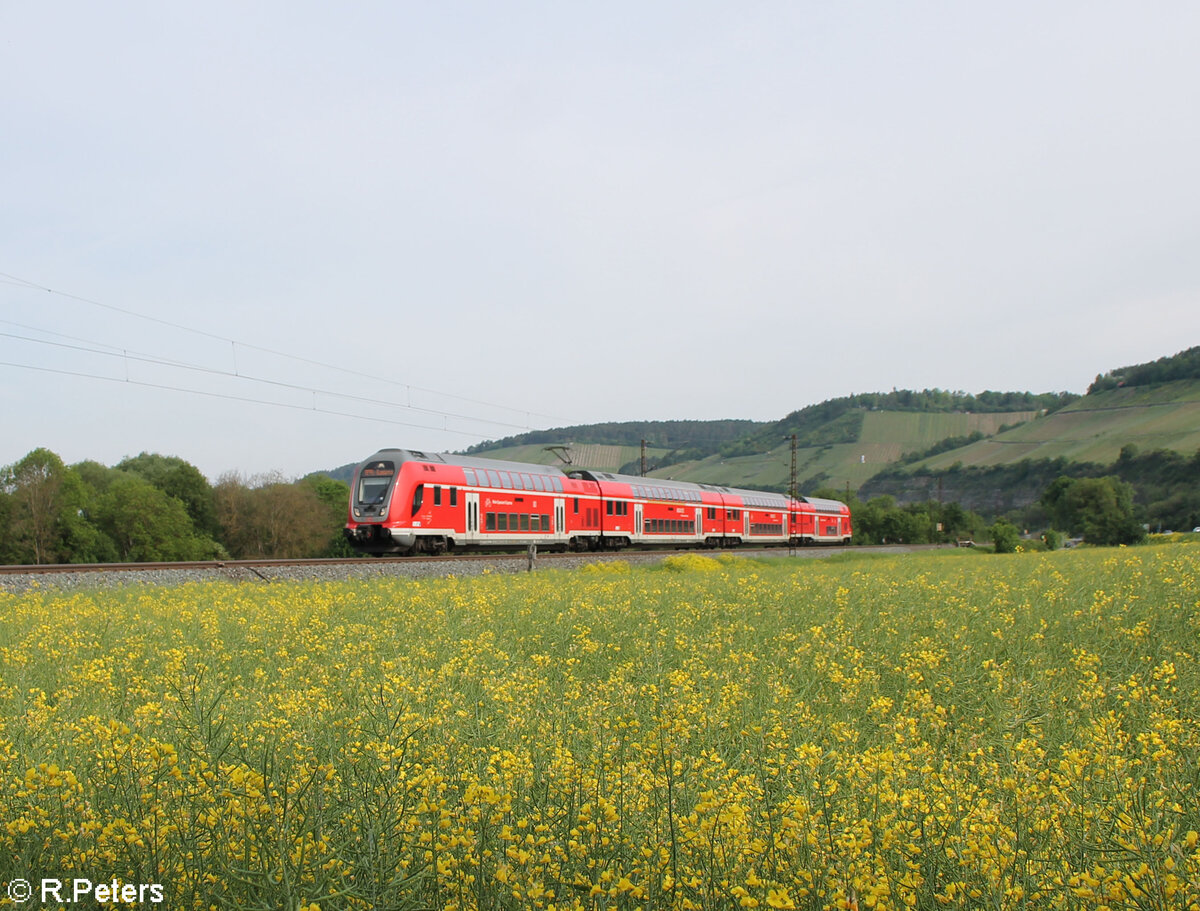 445 065-9 als RE 54 4605 Frankfurt/Main - Würzburg bei Himmelstadt. 11.05.24