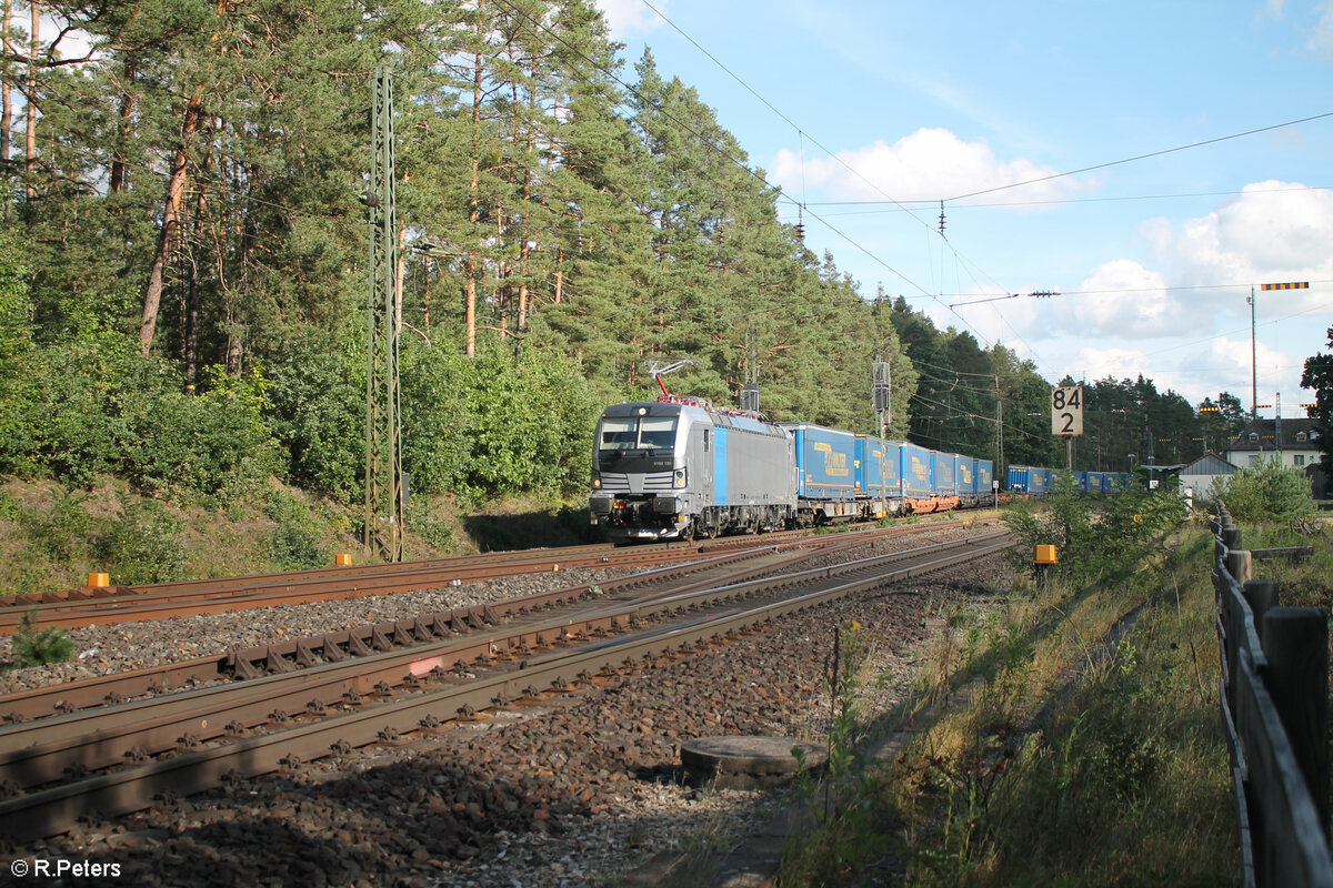 6193 130-9 durchfährt Ochenbruck mit einem KLV LKW Walter in Richtung Nürnberg. 19.09.23