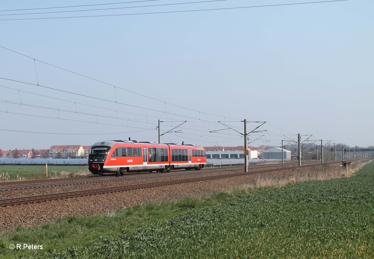 642 046-7 als RB 26365 Grimma ob Bf - Leipzig bei Borsdorf bei Leipzig. 29.03.14