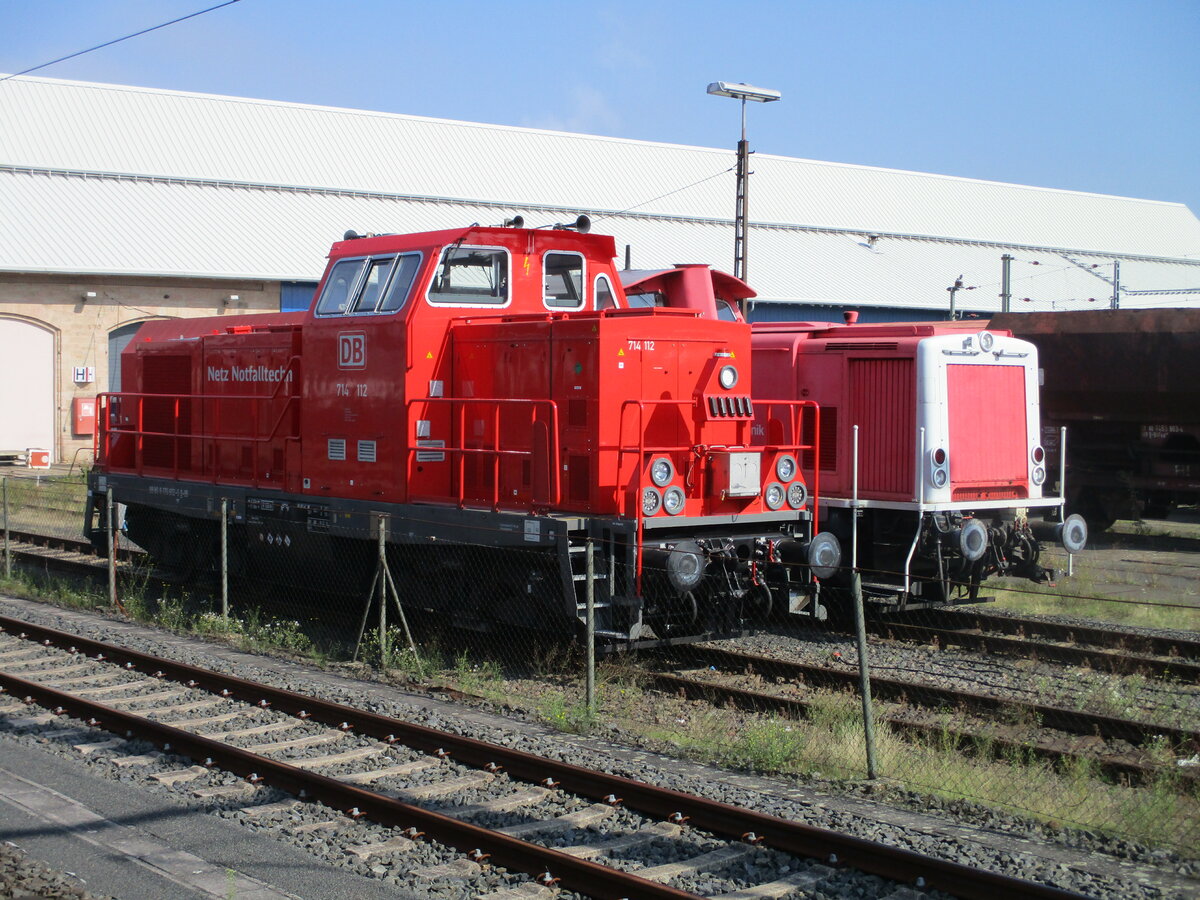 714 112 und eine 212,am 02.September 2021,in Fulda.