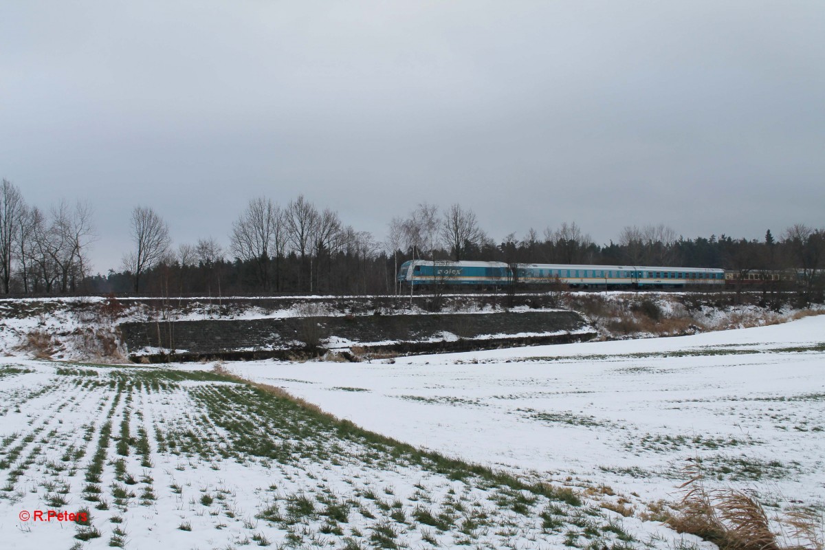 Alex nach Hof südlich von Wiesau. 08.12.13