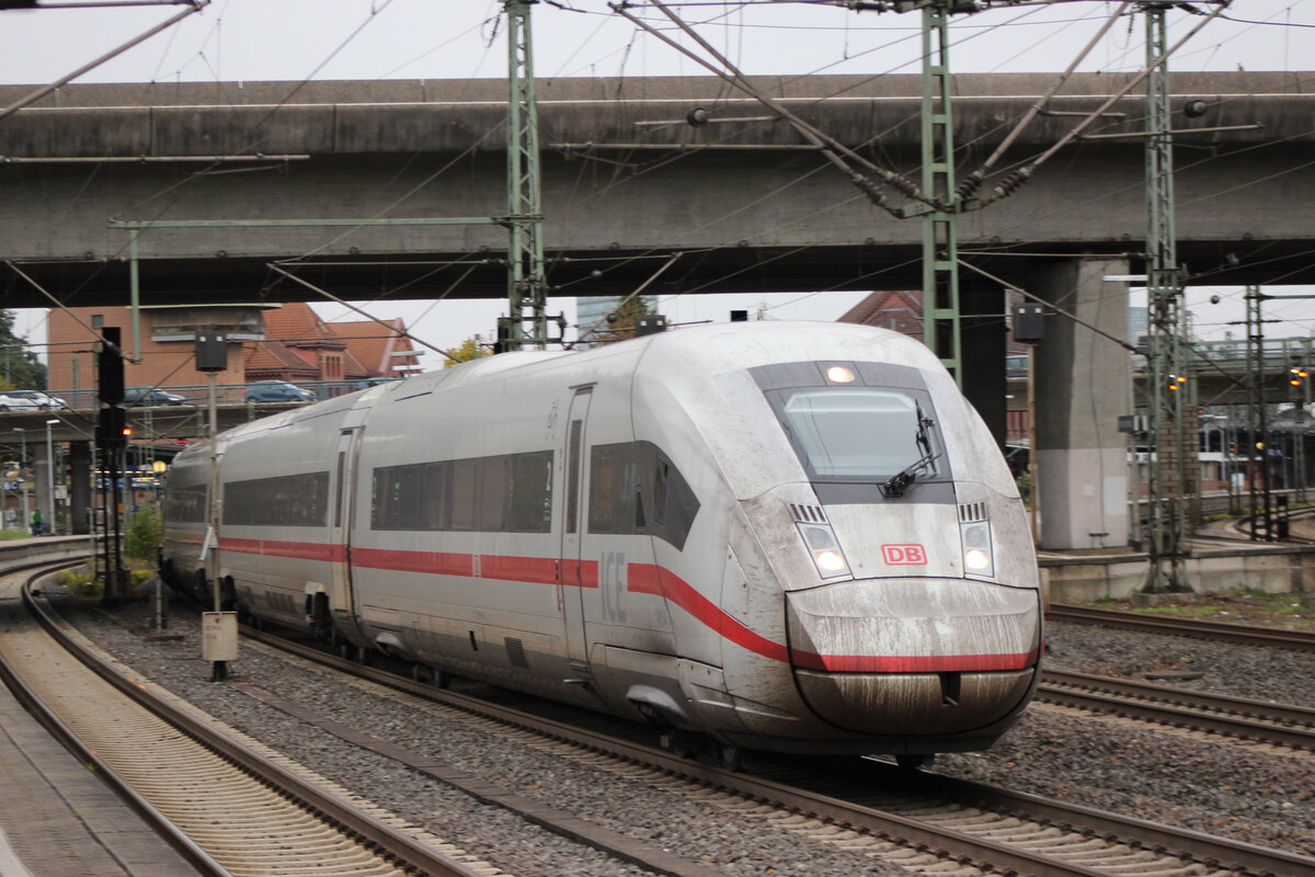 BR 412 054 (Tz. 9454) als (ICE 1633 Hamburg-Altona -> Berlin Hbf) bei der Ausfahrt HH-Harburg Richtung L�neburg.  9.Oktober 2025