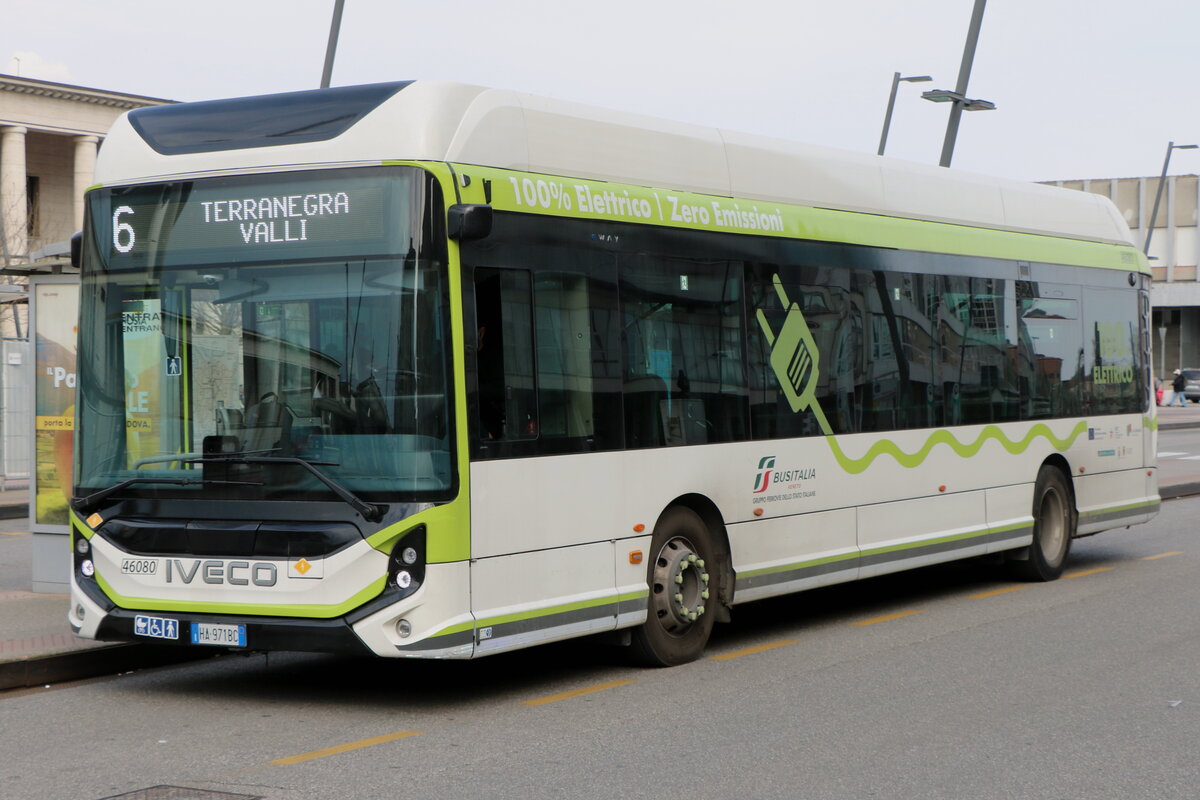 BUS/ITALIA, Padova - Nr. 16'080/HA-971 BC - eIveco am 22. M�rz 2026 in Padova (Aufnahme: Martin Beyer)