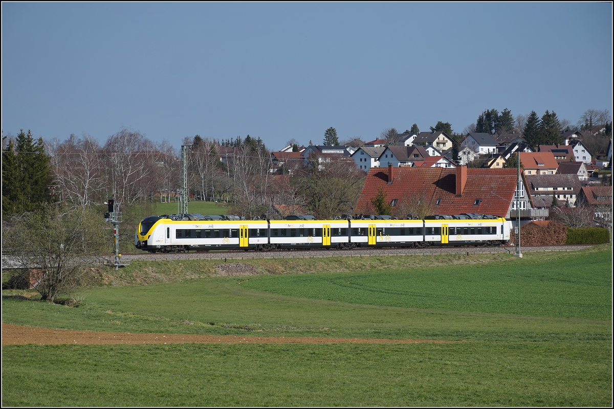 Bwegt Coradia in Löffingen. April 2021.
