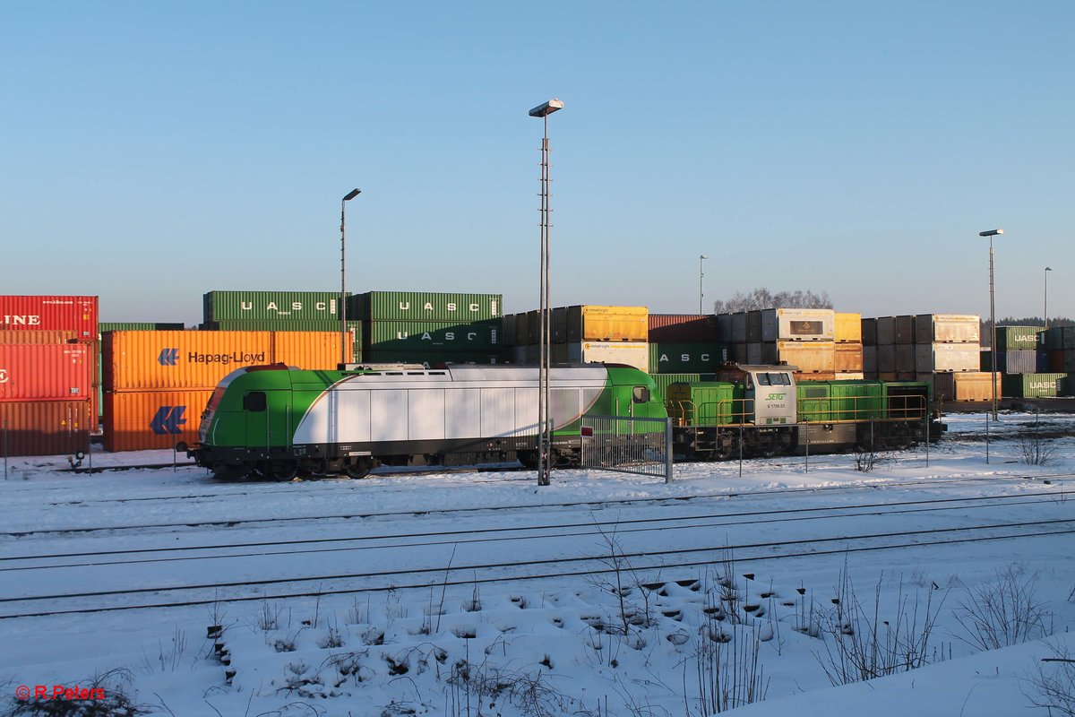 Der neue ER20-01 steht mit V1700.03 in Wiesau/Oberpfalz abgestellt. 22.01.17