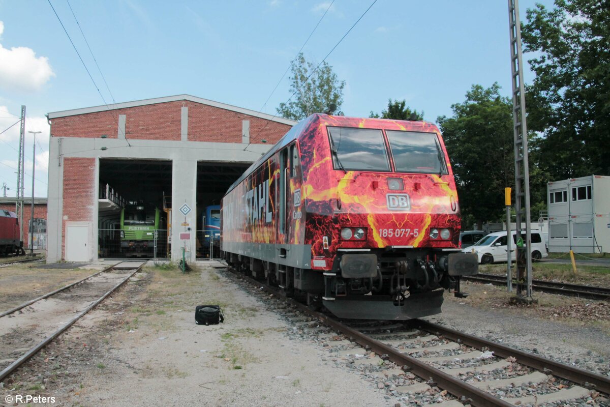 Die neue Werbelok von DB Cargo in Nürnberg. 02.07.21