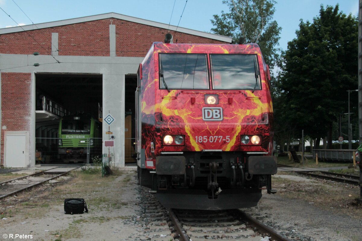 Die neue Werbelok von DB Cargo in Nürnberg. 02.07.21