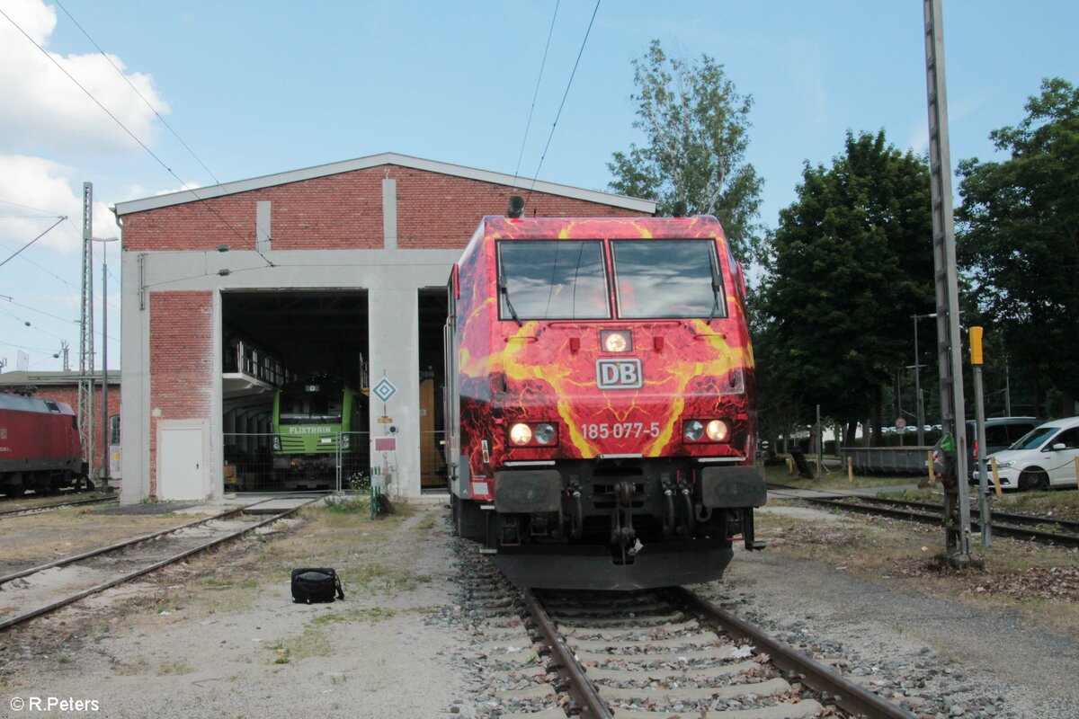 Die neue Werbelok von DB Cargo in Nürnberg. 02.07.21