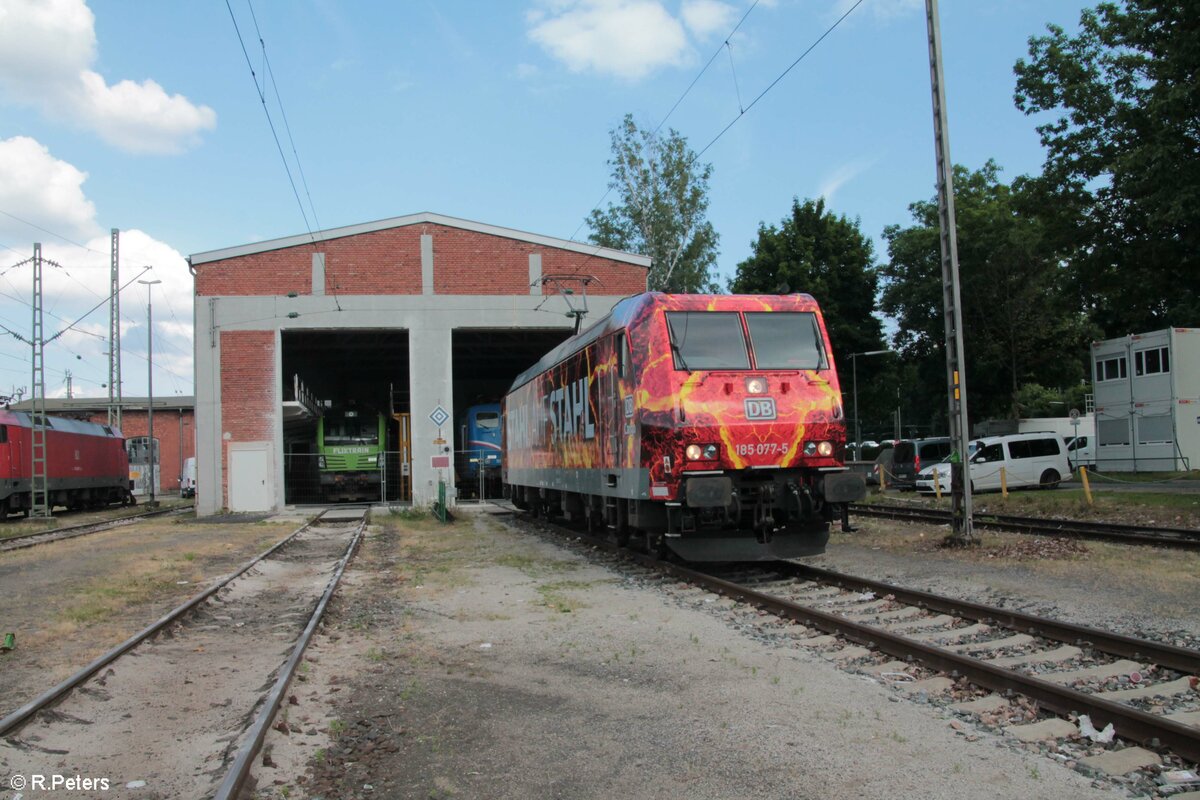 Die neue Werbelok von DB Cargo in Nürnberg. 02.07.21