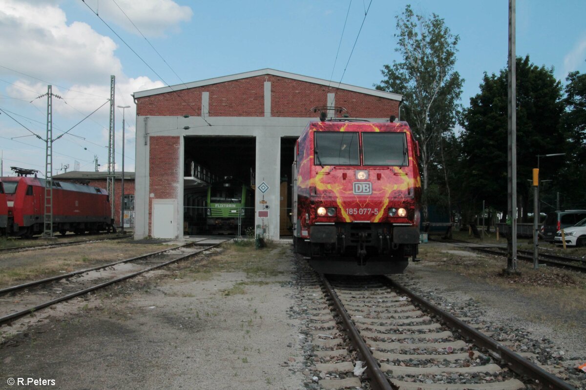 Die neue Werbelok von DB Cargo in Nürnberg. 02.07.21