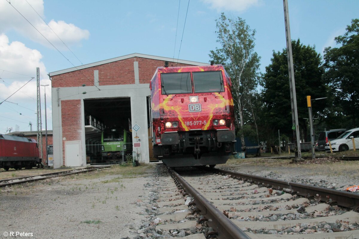 Die neue Werbelok von DB Cargo in Nürnberg. 02.07.21