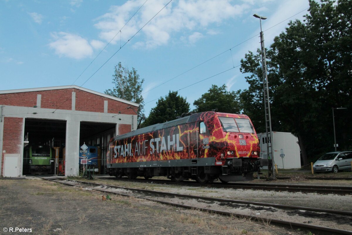 Die neue Werbelok von DB Cargo in Nürnberg. 02.07.21