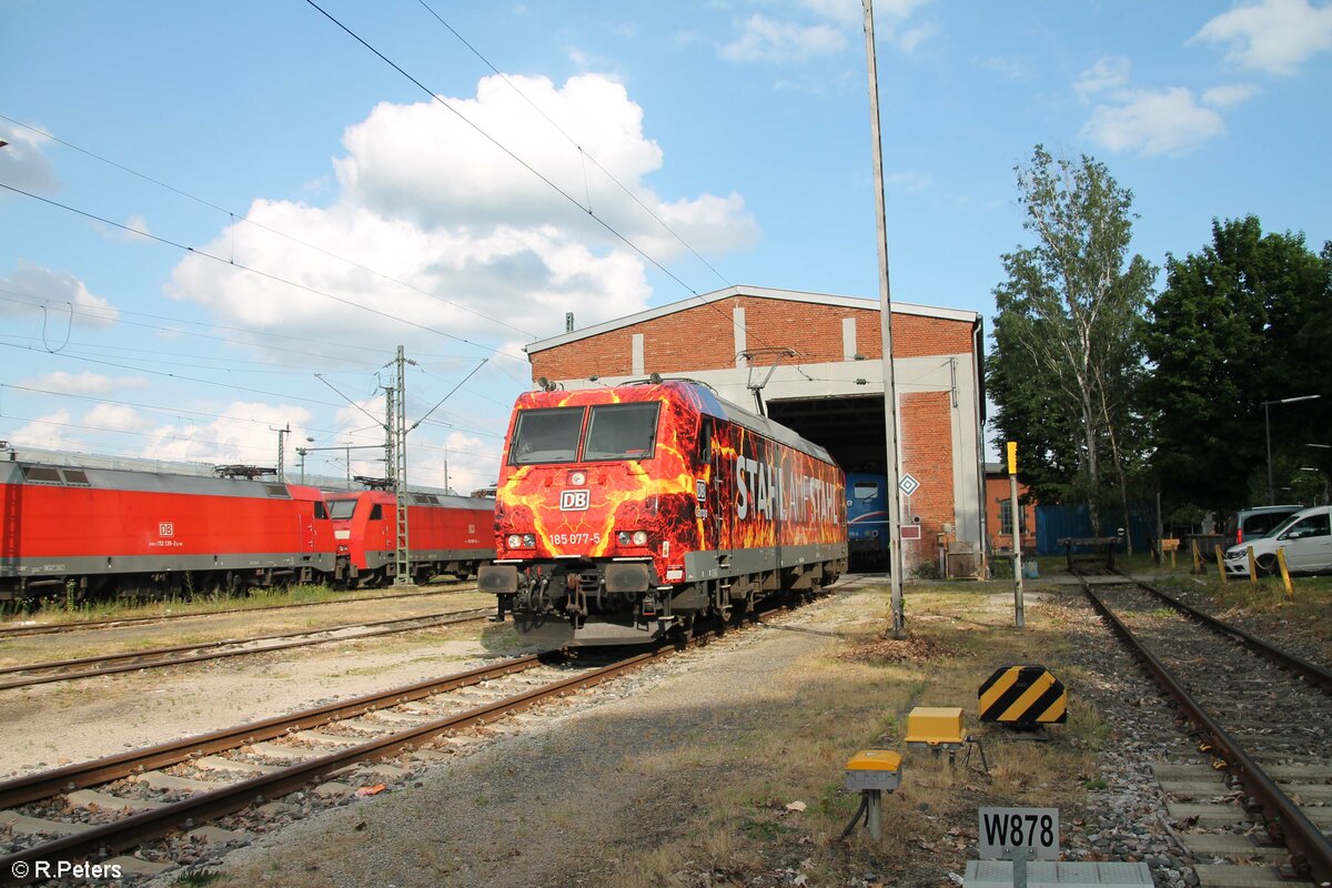 Die neue Werbelok von DB Cargo in Nürnberg. 02.07.21