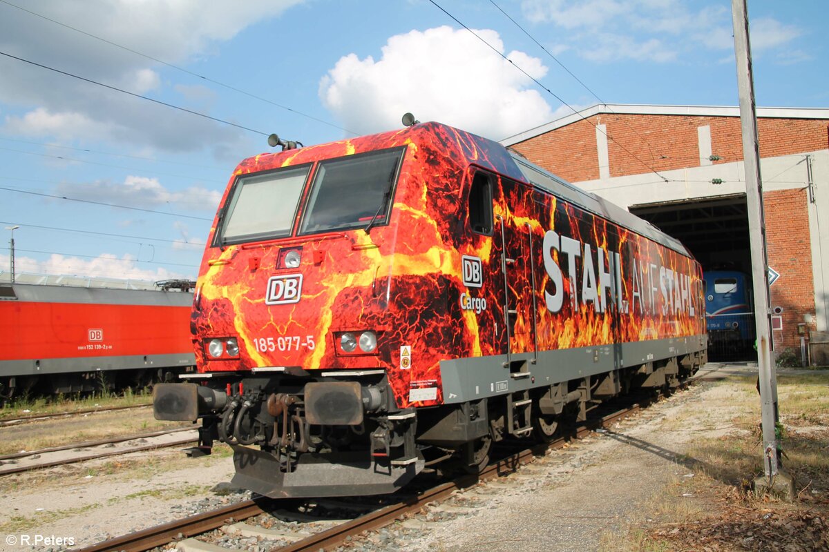 Die neue Werbelok von DB Cargo in Nürnberg. 02.07.21