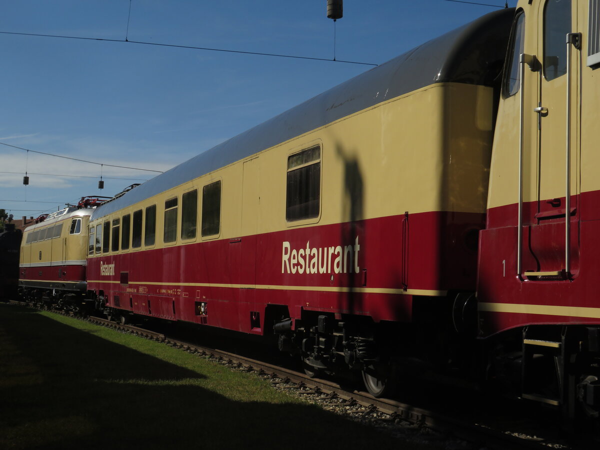 Ein Rheingold Restaurant der BayernBahn im Eisenbahnmuseum N�rdlingen. 30.Mai 2025