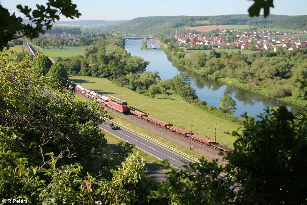 Eine unbekannte 185iger mit ihrem Mischer zwischen Himmelstadt und Karlstadt nordwärts. 02.06.21