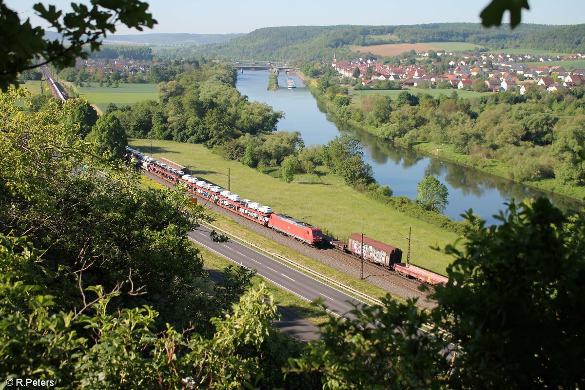 Eine unbekannte 185iger mit ihrem Mischer zwischen Himmelstadt und Karlstadt nordwärts. 02.06.21