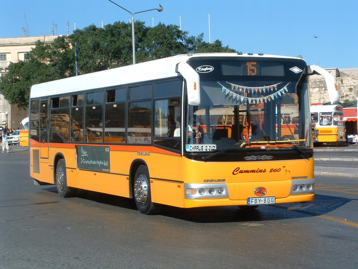 FBY 800
2003 King Long
King Long B45F

Seen in Valletta, Malta, on 23rd September 2005.