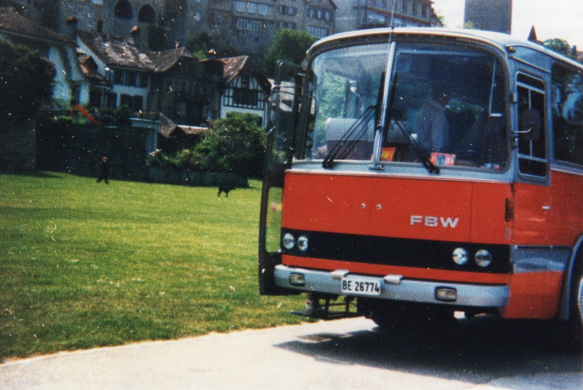 (G 08) - Aus dem Archiv: AFA Adelboden - Nr. 19/BE 26'774 - FBW/R&J um Jahr 1984 in Murten