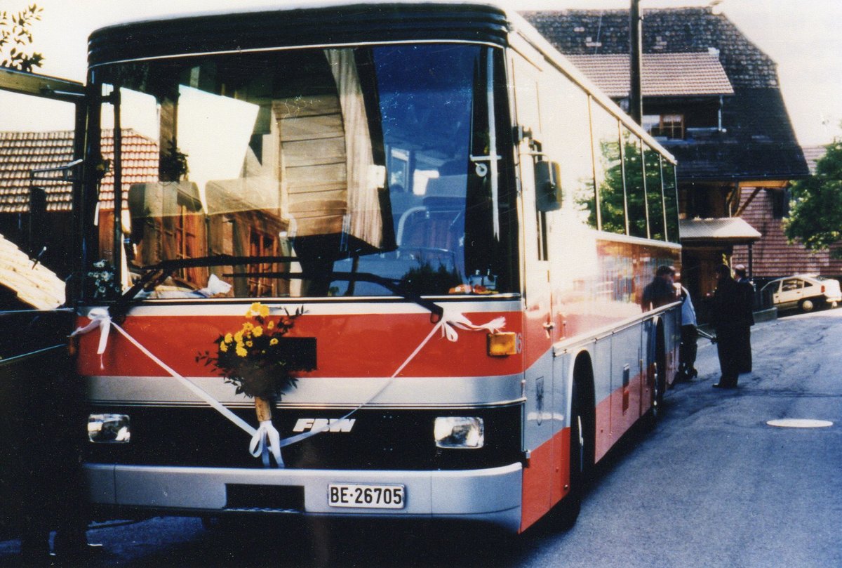 (G 09) - Aus dem Archiv: AFA Adelboden - Nr. 16/BE 26'705 - FBW/R&J am 30. Mai 1987 in Fahrni, Drfli