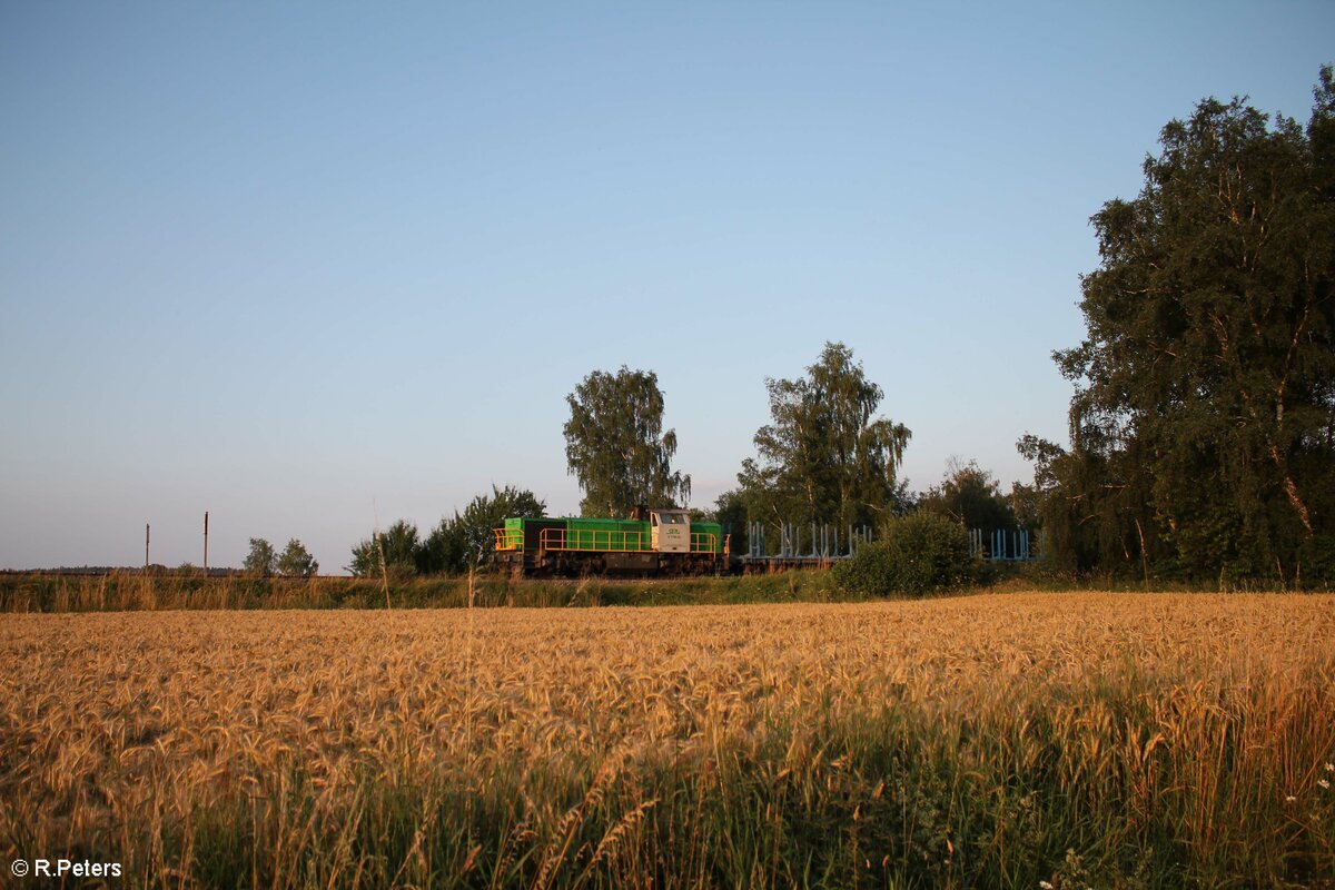 G1700.02 mit Holzzug nach Hof bei Unterthölau. 23.07.21