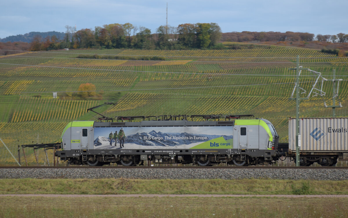 Herbst in Auggen.

Re 475 420 auf dem Weg nach Norden. Oktober 2025.