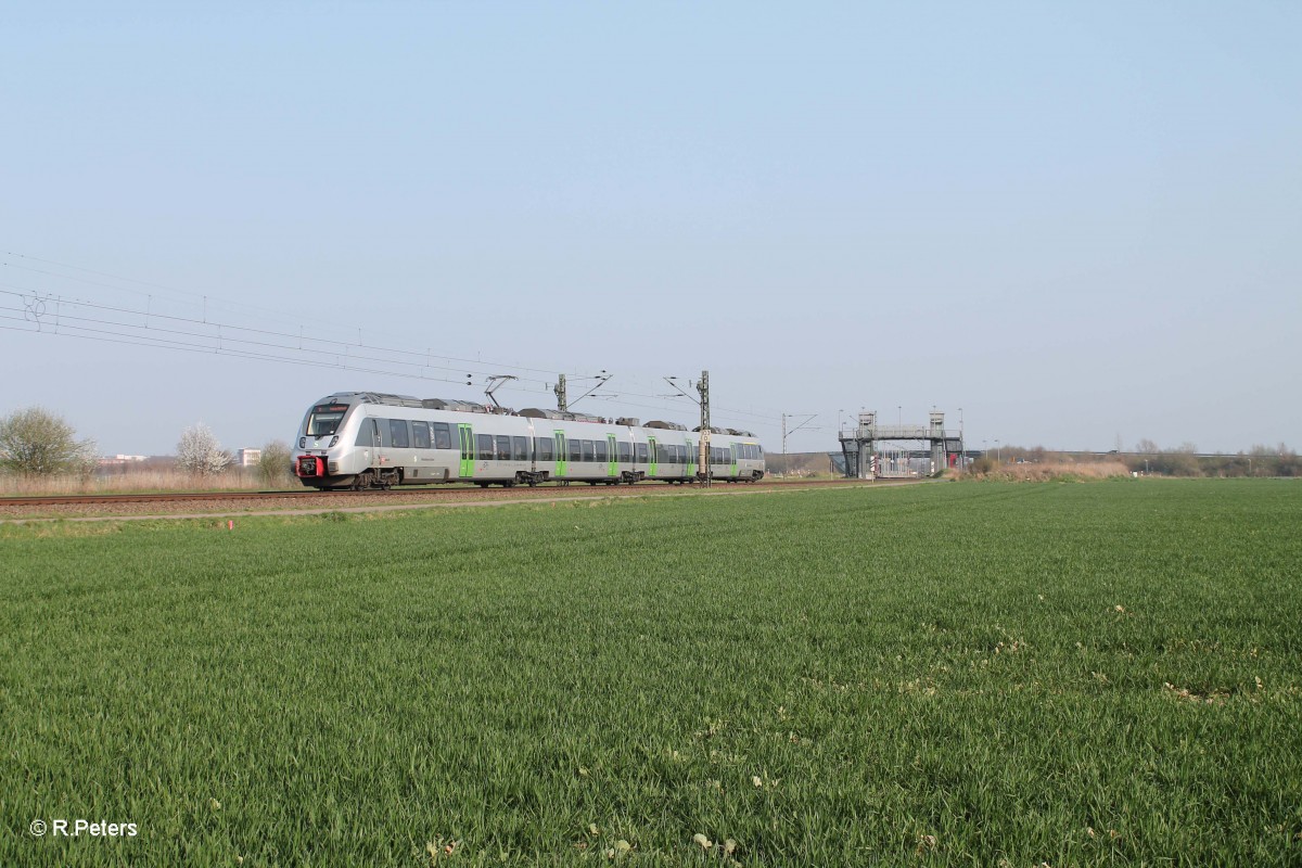 Nachschuss auf 442 402-4 als S 37345 Halle/Saale - Leipzig Stötteritz bei Schkeuditz West. 29.03.14