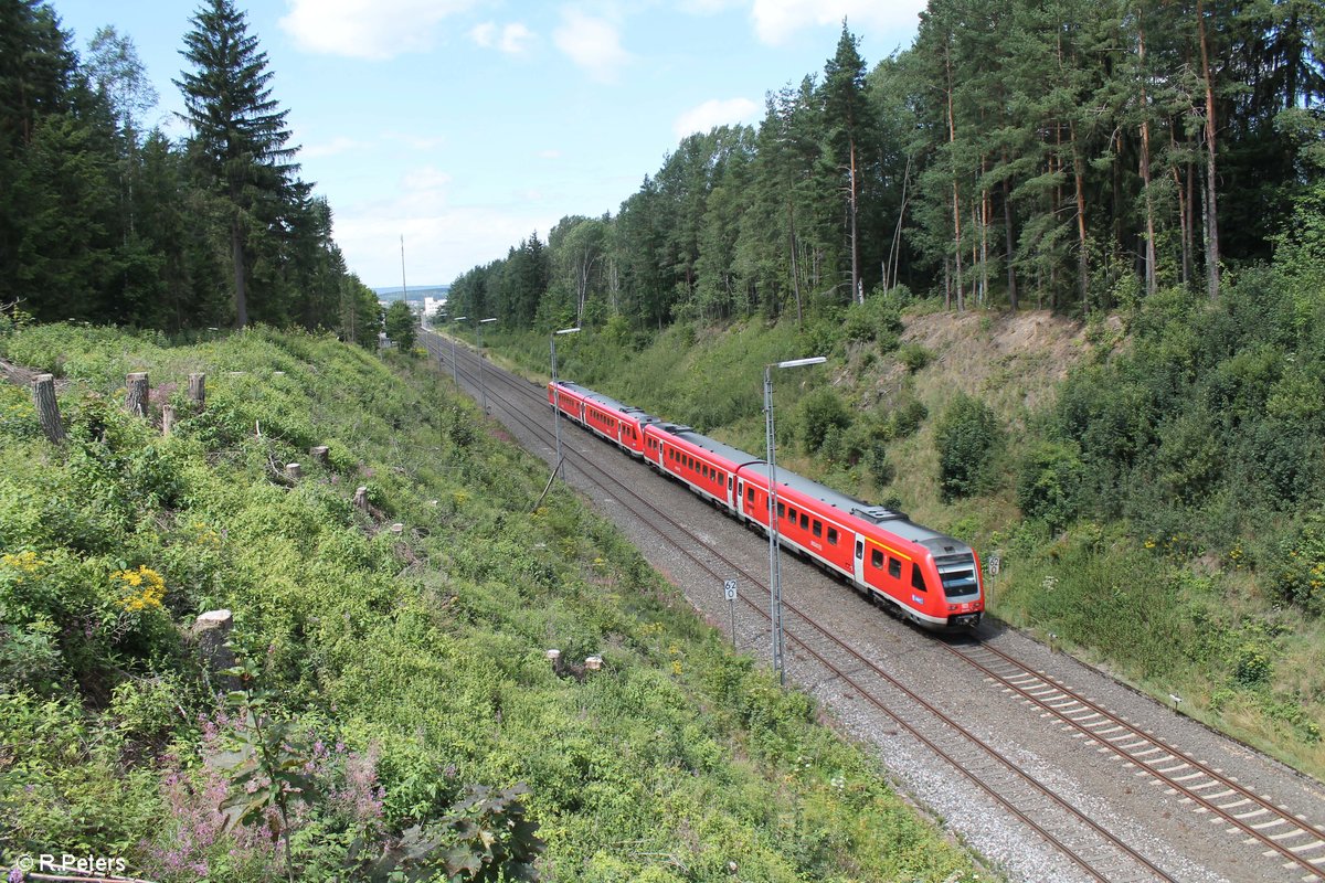 Nachschuss auf 612 094 in Röslau. 05.08.17