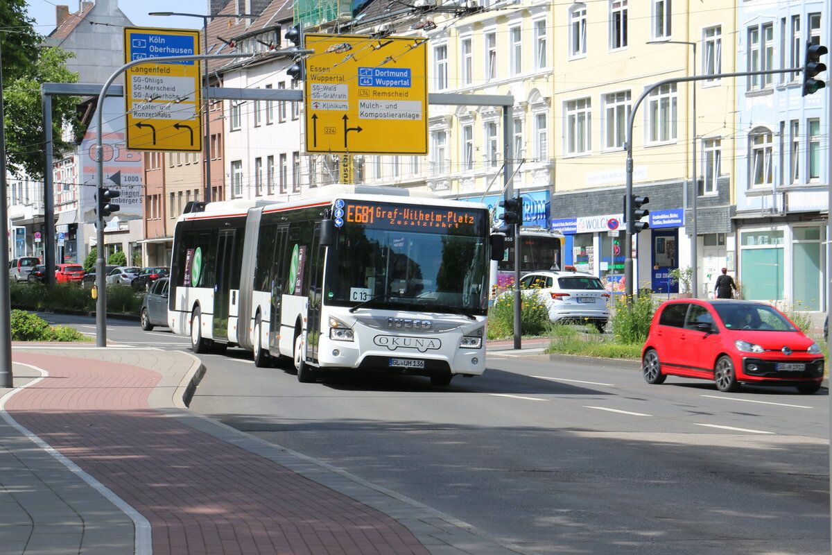 Okuna, Leichlingen - GL-UH 136 - Iveco am 17. Juni 2022 in Solingen (Aufnahme: Martin Beyer)