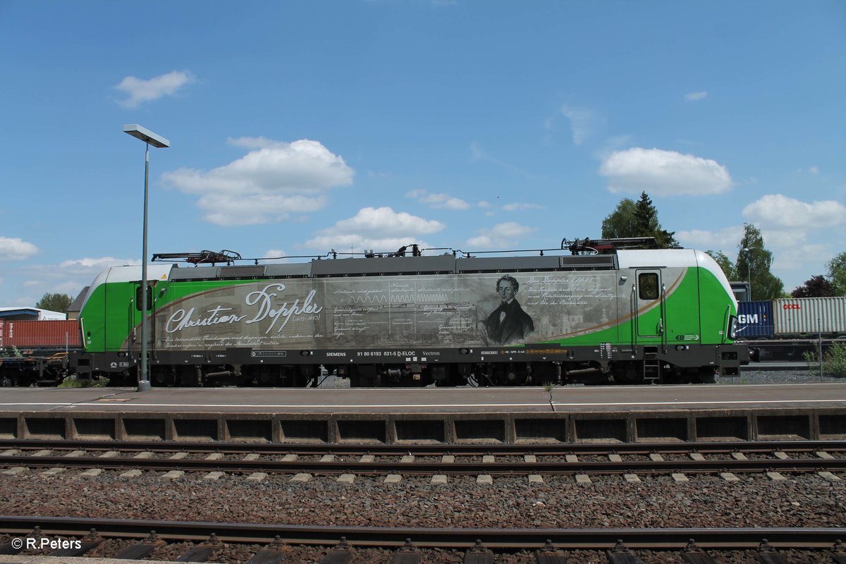 Portraifoto von SETG 193 831  Christian Doppler  in Wiesau/Oberpfalz. 26.05.16