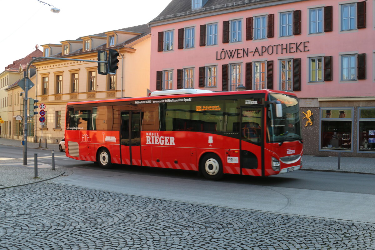 PVG Weissenfels - Iveco Crossway LE am 25. Mai 2023 in Weimar (Aufnahme: Martin Beyer)