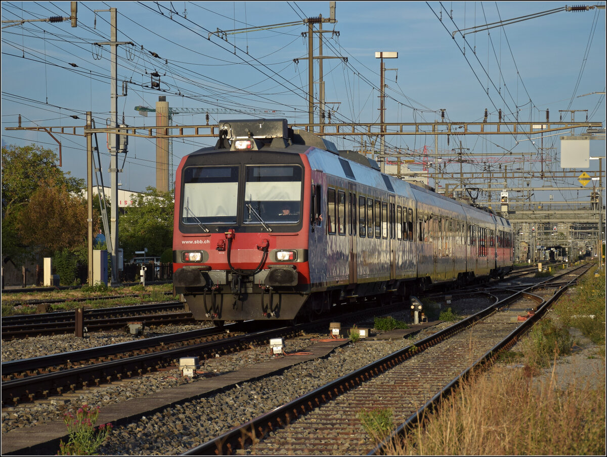 RBDe 560 273 in Pratteln. August 2026.
