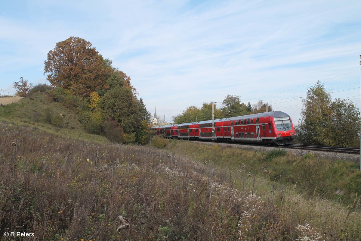 RE nach München bei Fahlenbach. 21.10.17