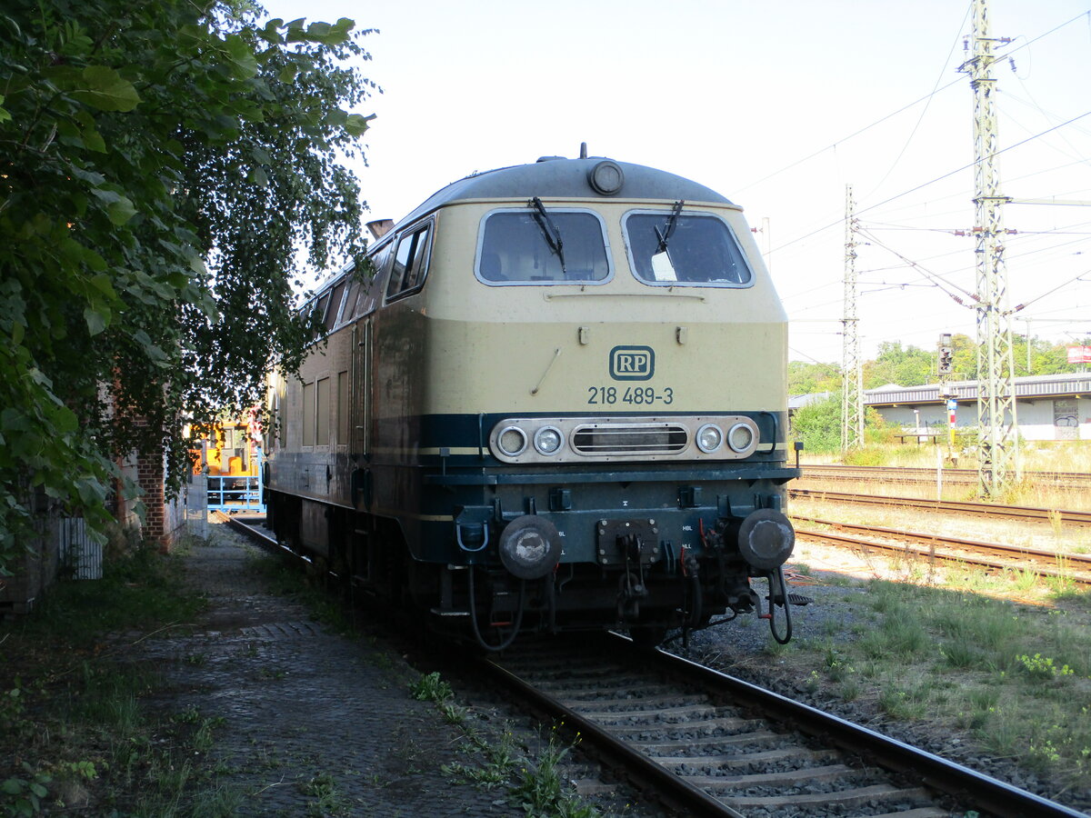 RP 218 489,im Heimatbw Gotha,am 02.September 2022.