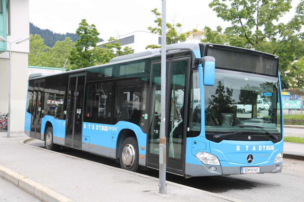 Stadtbus, Bregenz - BD 14'145 - Mercedes am 15. Juni 2024 in Bregenz (Aufnahme: Martin Beyer)