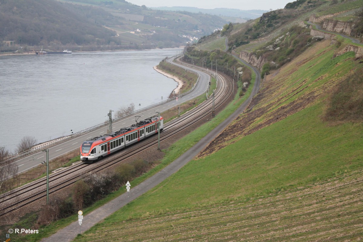 Unbekannt gebliebene VIAS als SE25011 Neuwied - Frankfurt/Main bei Bodenthal. 21.03.14