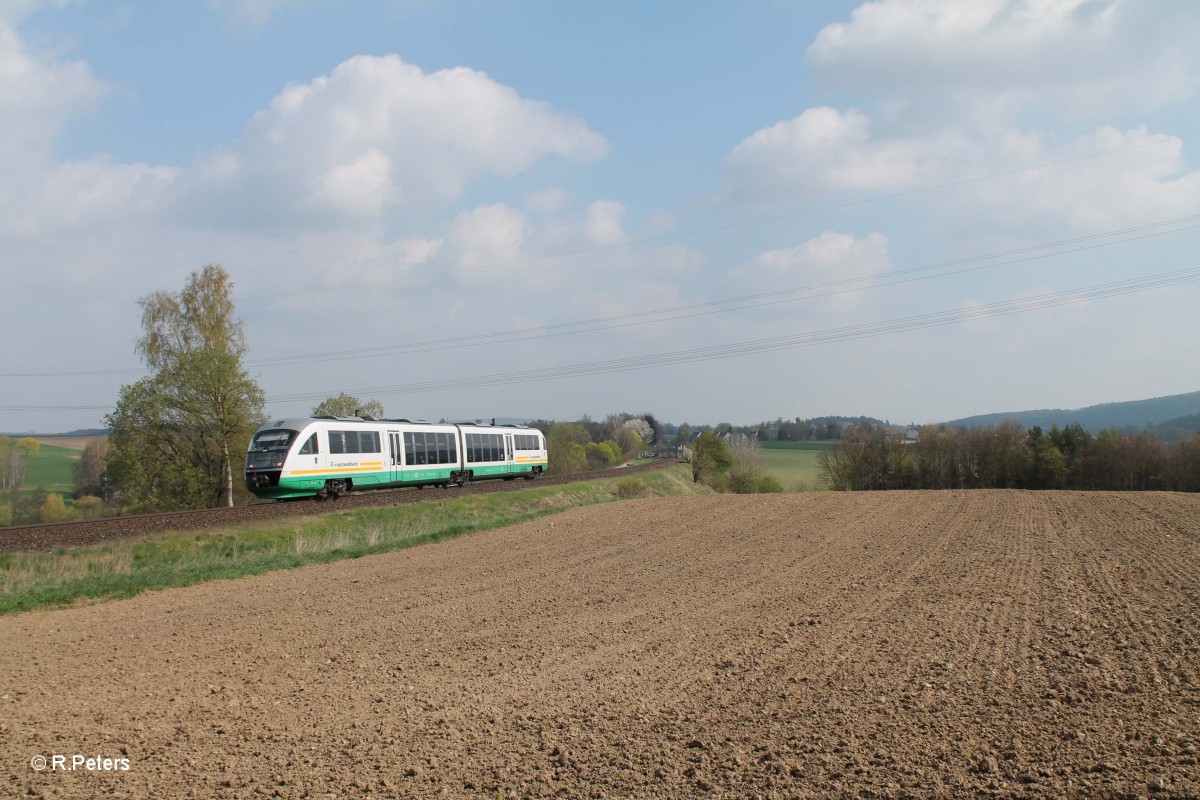 VBG aus Cheb nach Marktredwitz beim Viaduckt Seußen. 13.04.14