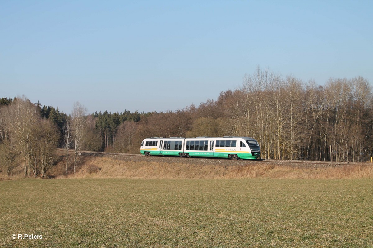 VBG74265 Marktredwitz - Regensburg bei Oberteich. 11.03.14