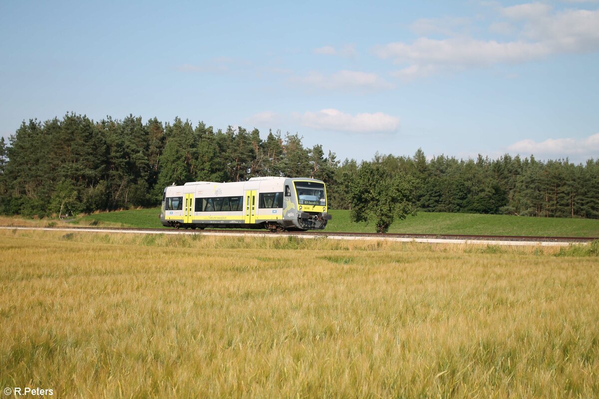 VT650 714 als RB 24 84630 Bad Steben - Bayreuth bei Marktleuthen. 21.07.21