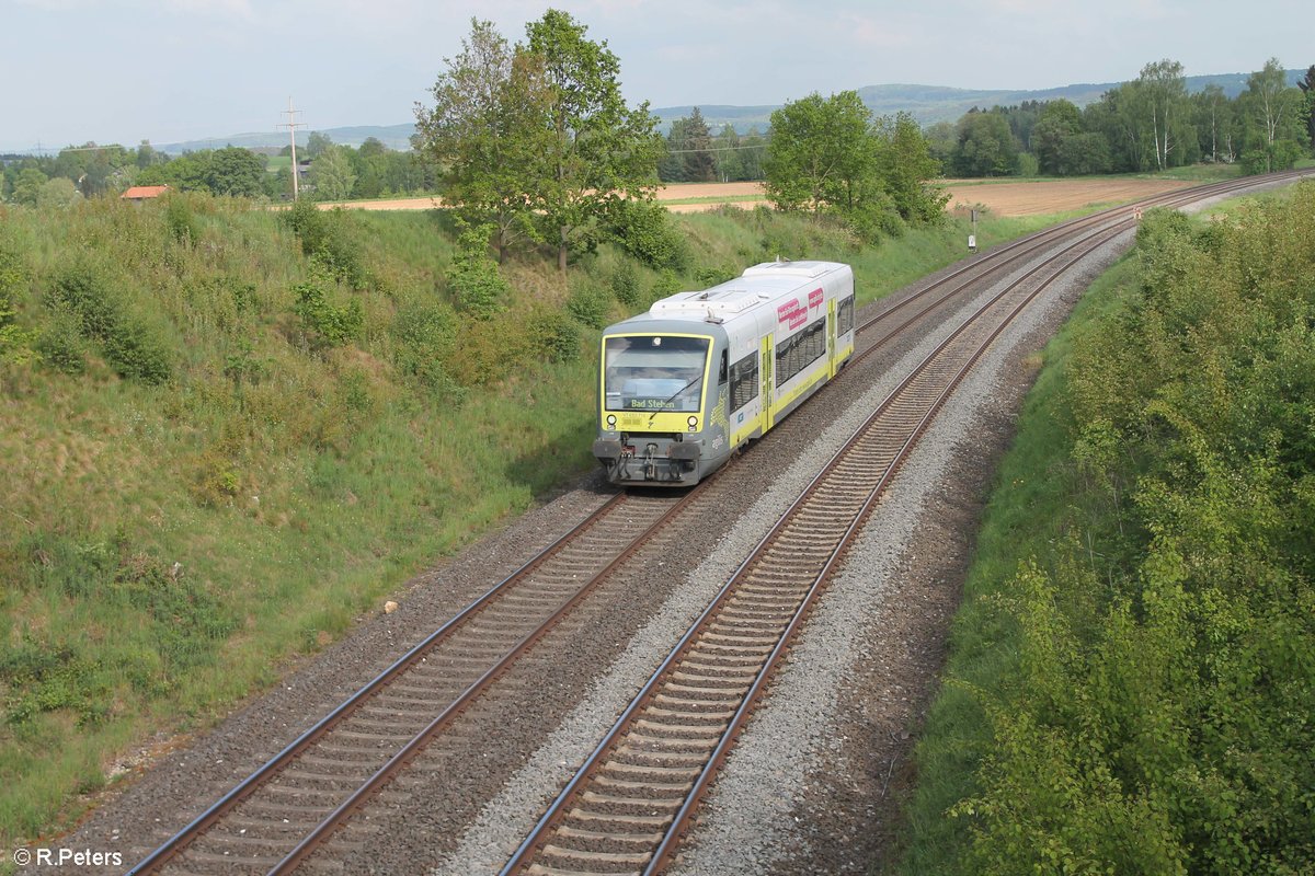 VT650.710 als ag84607 Marktredwitz - Bad Steben bei Unterthölau. 11.05.18