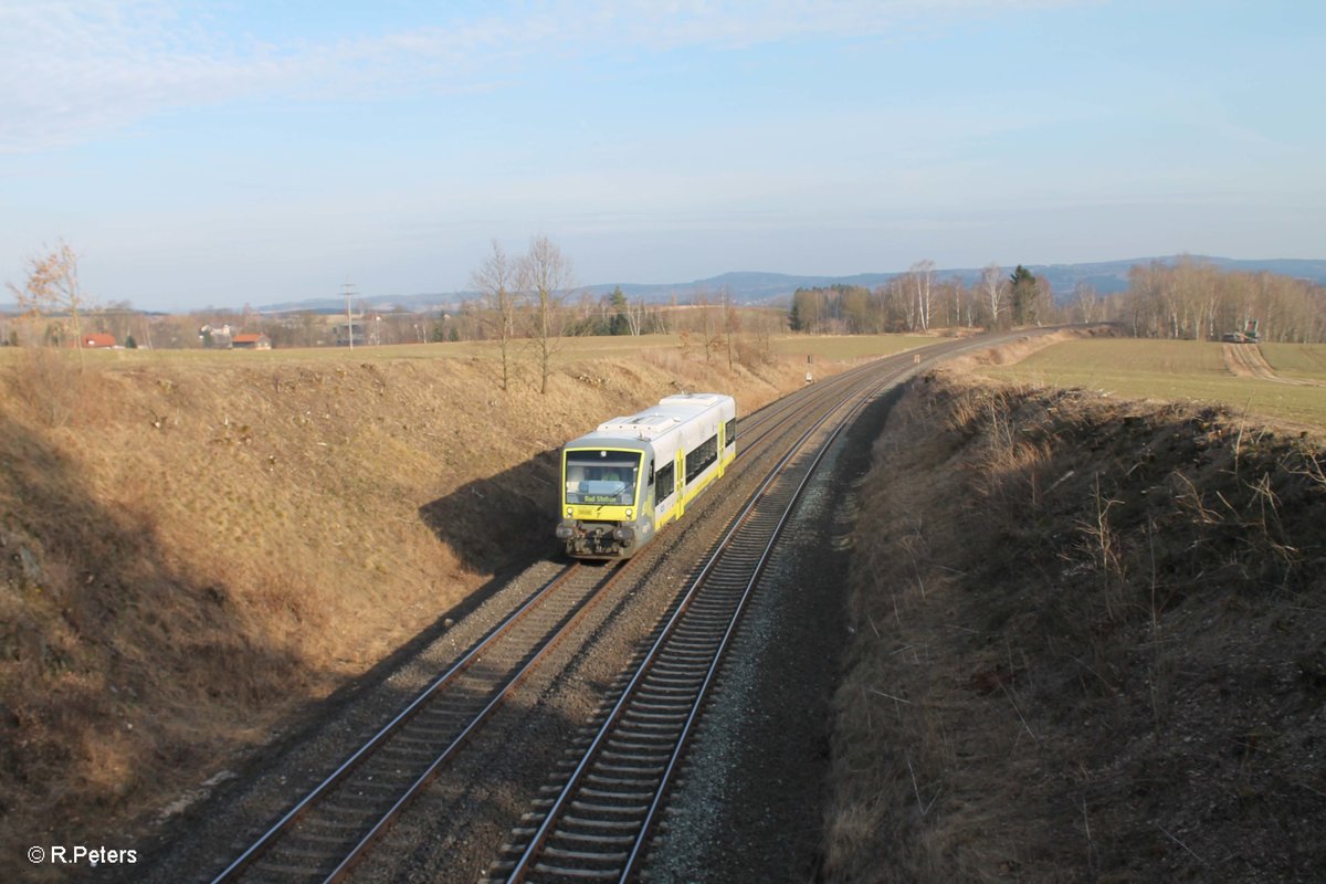 VT650.716 als ag84675 Marktredwitz - Bad Steben bei Unterthölau. 14.03.17