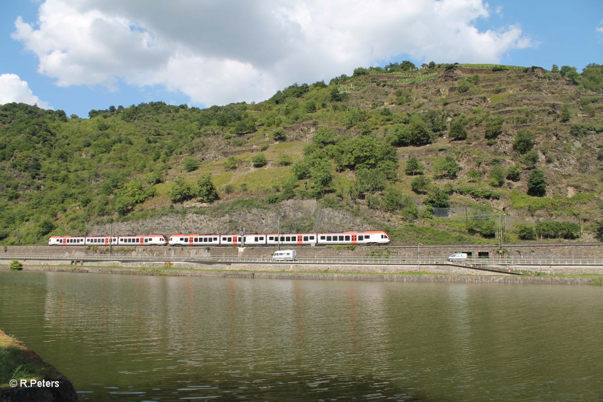 Zwei Vias auf dem Weg von Neuwied nach Frankfurt/Main bei St.Goarshausen. 16.07.14