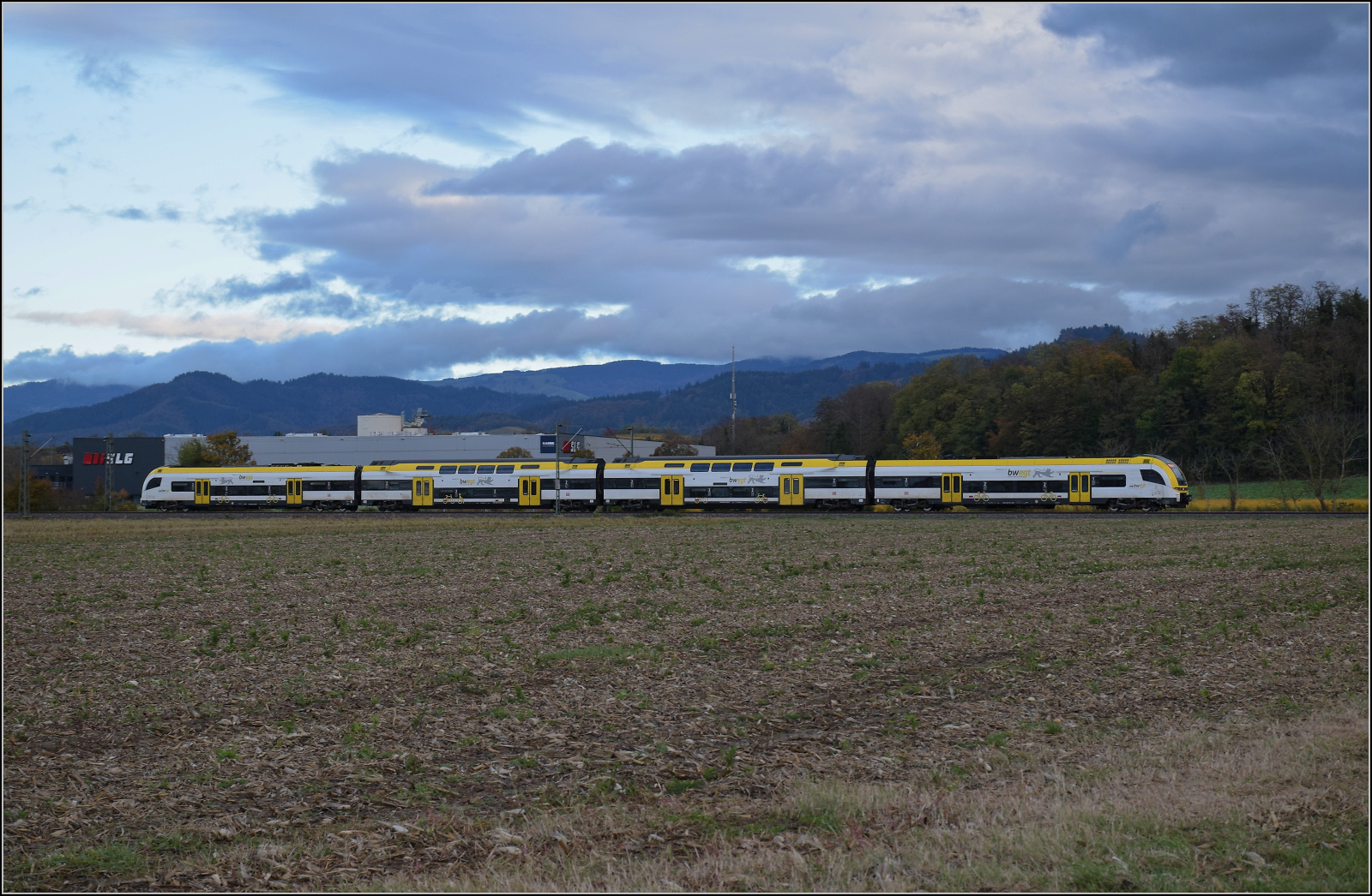 1462 010 bei Buggingen. Oktober 2025.