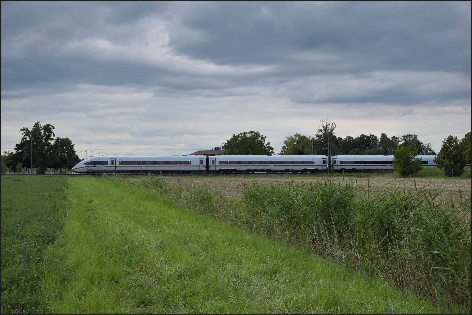 412 057 'Bundesrepublik Deutschland' bei Niederschopfheim. August 2025.