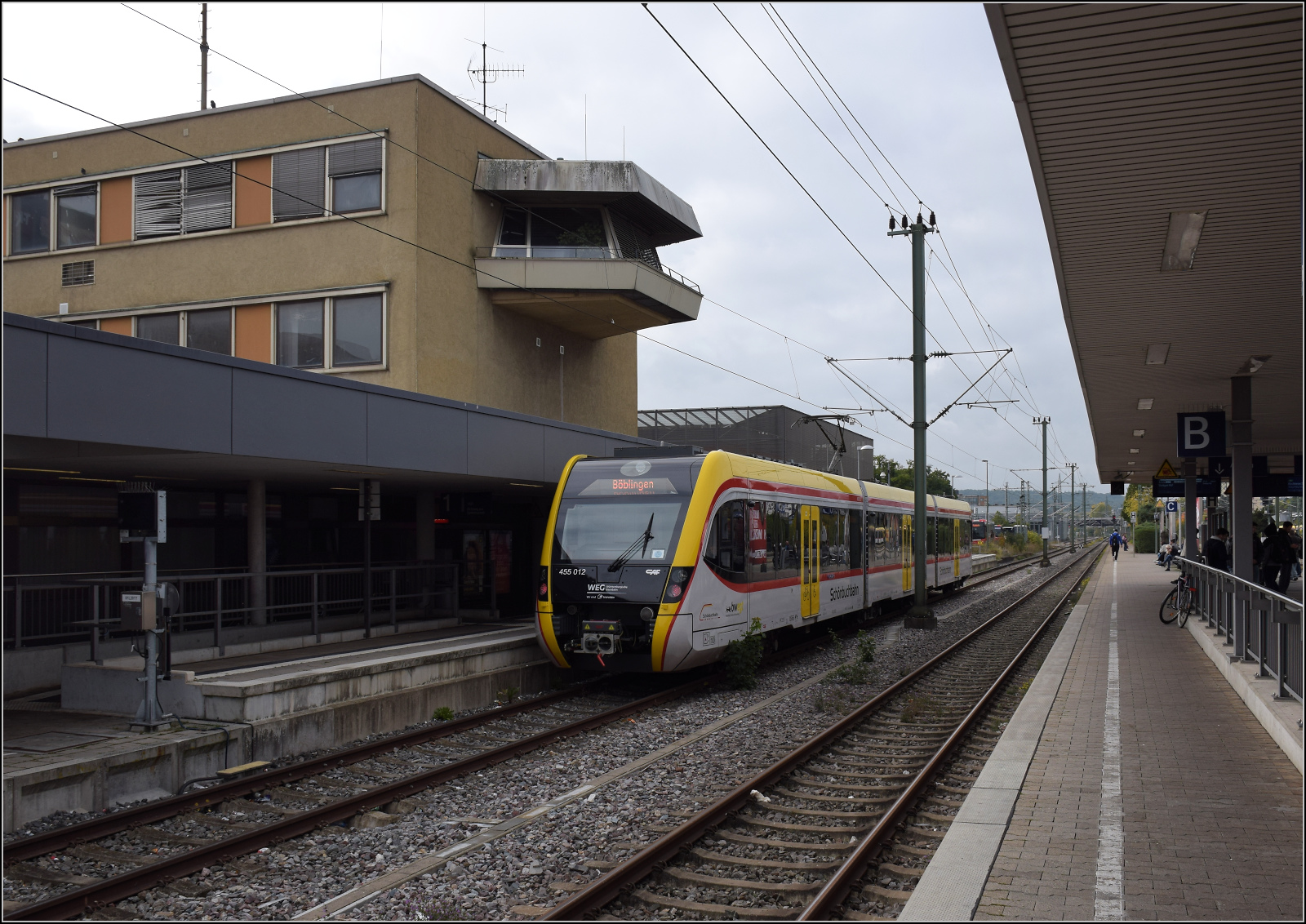 455 012 zurück in Böblingen. Oktober 2026.