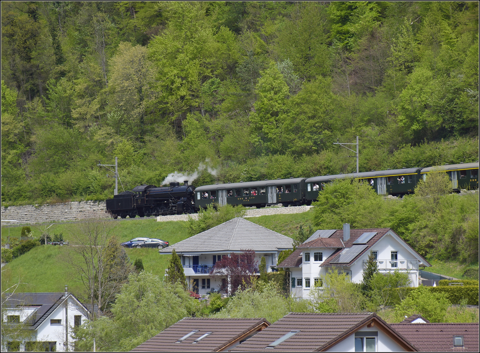 Elefant auf dem Läufelfingerli.

C 5/6 2978 in Rümlingen. April 2024.