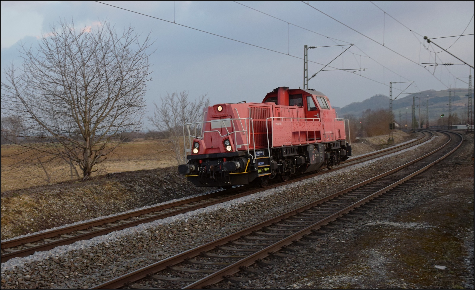 Gravita 261 005 von Northrail in Welschingen. März 2023.